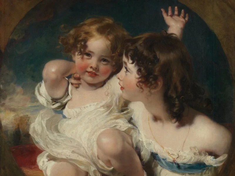 1769-Thomas Lawrence - Ritratto di Emily e Laura-Anne Calmady - Museo Cognacq-Jay